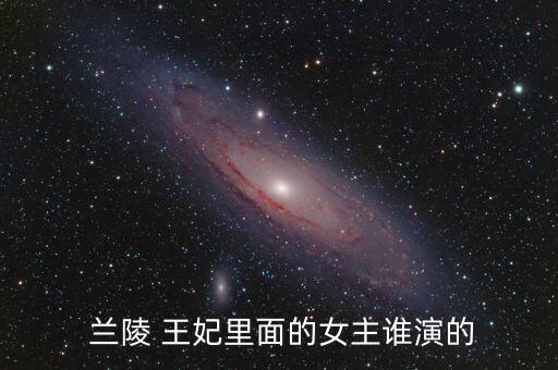  兰陵 王妃里面的女主谁演的