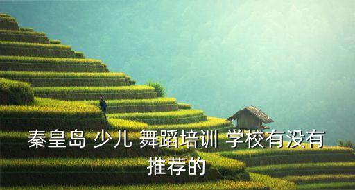 秦皇岛 少儿 舞蹈培训 学校有没有推荐的