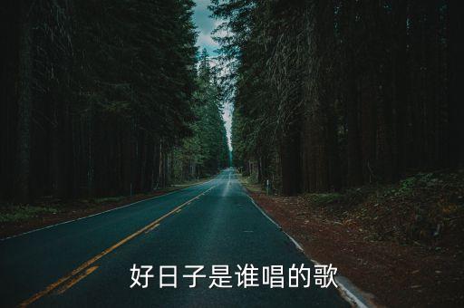  好日子是谁唱的歌