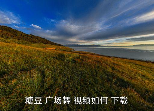 糖豆 广场舞 视频如何 下载