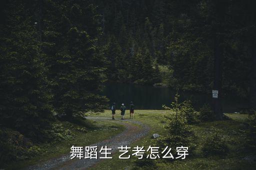  舞蹈生 艺考怎么穿