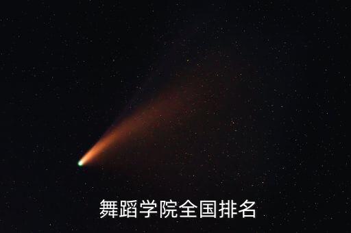  舞蹈学院全国排名