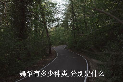  舞蹈有多少种类,分别是什么