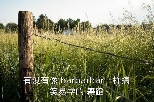 有没有像 barbarbar一样搞笑易学的 舞蹈