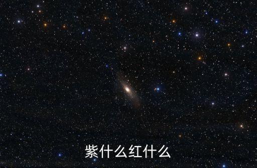 紫什么红什么