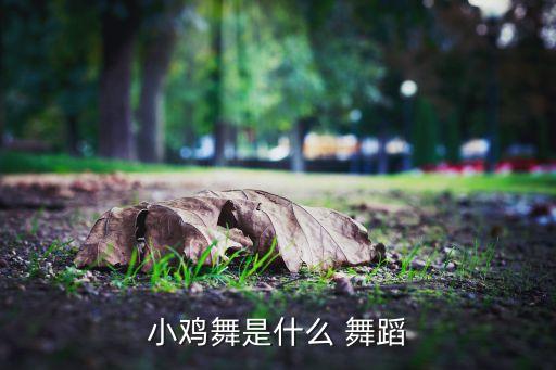 小鸡舞是什么 舞蹈