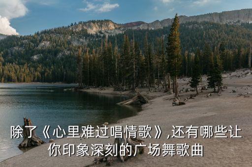 除了《心里难过唱情歌》,还有哪些让你印象深刻的广场舞歌曲