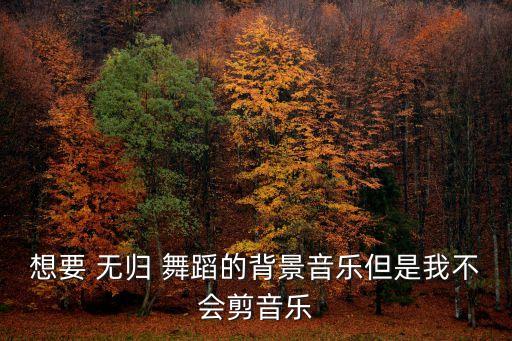 想要 无归 舞蹈的背景音乐但是我不会剪音乐