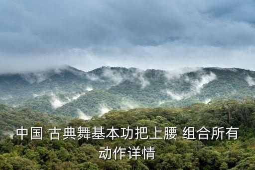 中国 古典舞基本功把上腰 组合所有动作详情