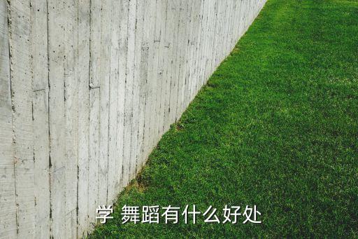 学 舞蹈有什么好处