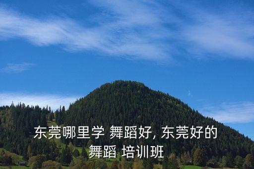东莞最好的舞蹈培训,一堂课的培训好坏从3个方面判断