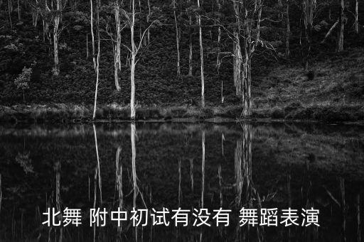 北舞 附中初试有没有 舞蹈表演
