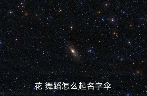 花 舞蹈怎么起名字伞