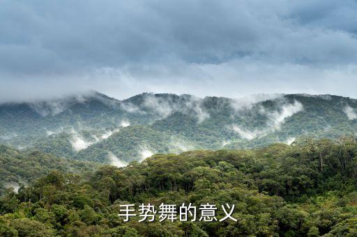 手势舞的意义