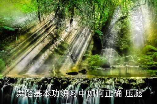  舞蹈基本功练习中如何正确 压腿