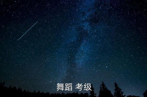  舞蹈 考级