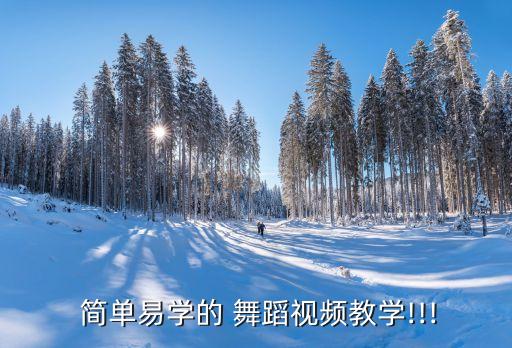 简单舞蹈,第一集:基本功较少或没有基础功的可以尝试跳舞
