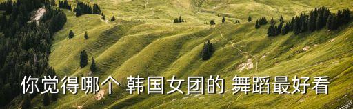 韩国女生舞蹈,我的救命女团毕业