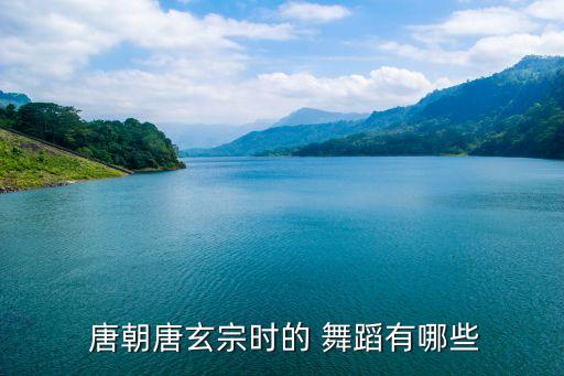  唐朝唐玄宗时的 舞蹈有哪些