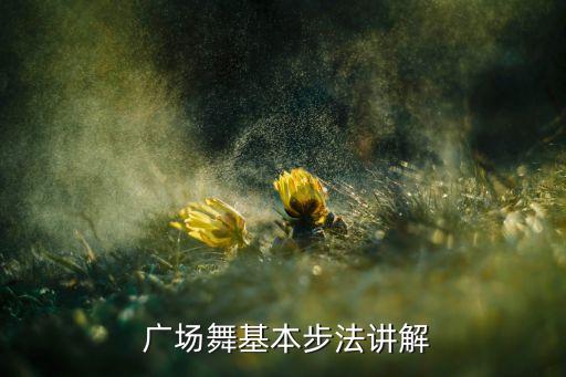  广场舞基本步法讲解
