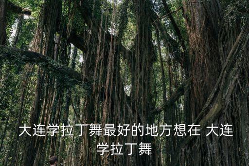  大连学拉丁舞最好的地方想在 大连学拉丁舞