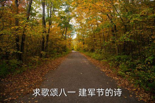 求歌颂八一 建军节的诗