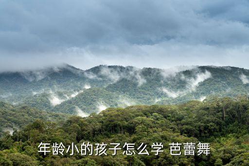 年龄小的孩子怎么学 芭蕾舞