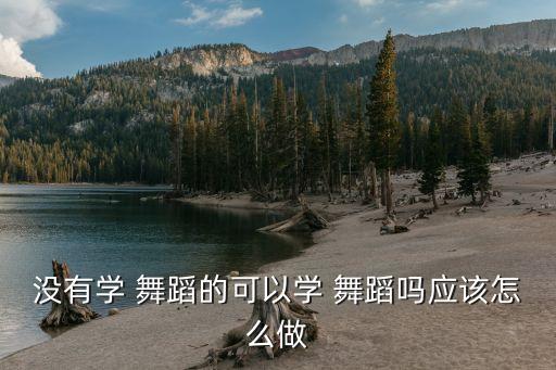 没有学 舞蹈的可以学 舞蹈吗应该怎么做