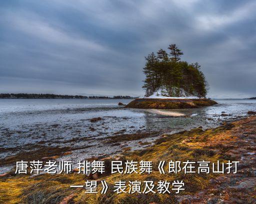 唐萍老师 排舞 民族舞《郎在高山打一望》表演及教学