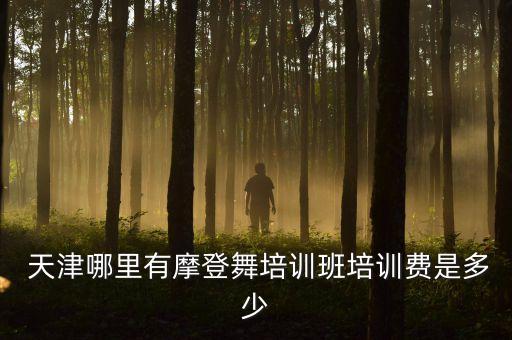  天津哪里有摩登舞培训班培训费是多少
