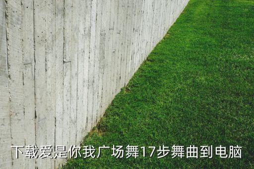 下载爱是你我广场舞17步舞曲到电脑
