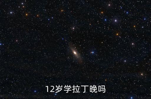 12岁学拉丁晚吗