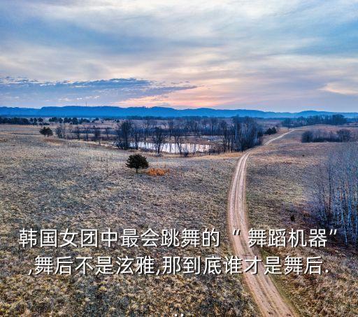 韩国女团中最会跳舞的“ 舞蹈机器”,舞后不是泫雅,那到底谁才是舞后...