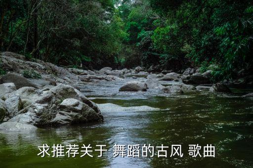 求推荐关于 舞蹈的古风 歌曲