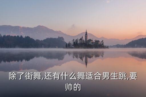 除了街舞,还有什么舞适合男生跳,要帅的