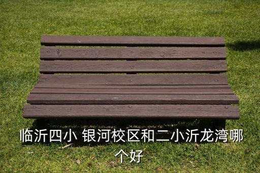  临沂四小 银河校区和二小沂龙湾哪个好
