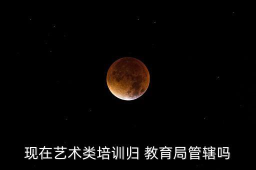 现在艺术类培训归 教育局管辖吗