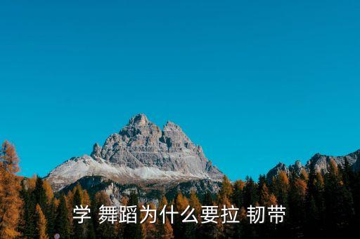 舞蹈韧带动作,柔韧性训练可促进健康和完美身材