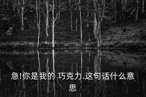 你是我的巧克力舞蹈,死者最后一次机会是否是死者?
