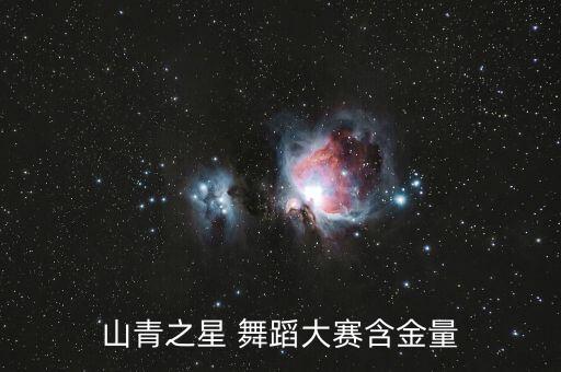 山青之星 舞蹈大赛含金量
