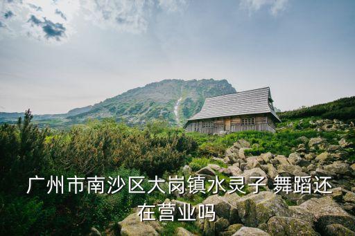  广州市南沙区大岗镇水灵子 舞蹈还在营业吗