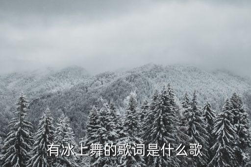 有冰上舞的歌词是什么歌