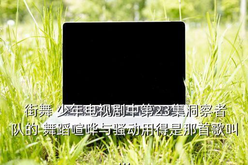  街舞 少年电视剧中第23集洞察者队的 舞蹈喧哗与骚动用得是那首歌叫...