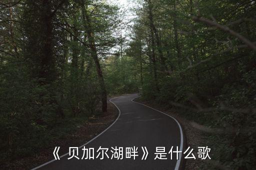 《 贝加尔湖畔》是什么歌