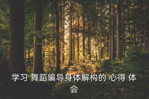 对舞蹈的心得体会,我和你一样希望被选中的人