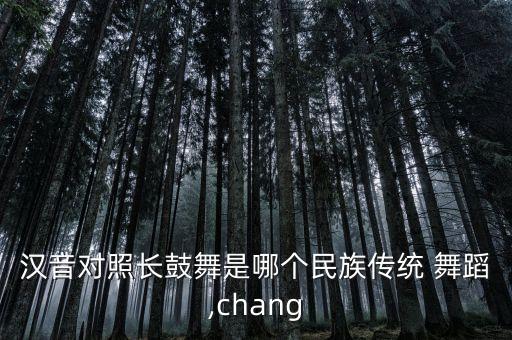 汉音对照长鼓舞是哪个民族传统 舞蹈,chang