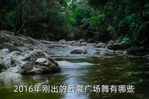 2016年刚出的云裳广场舞有哪些