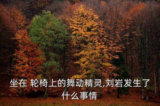 坐在 轮椅上的舞动精灵,刘岩发生了什么事情