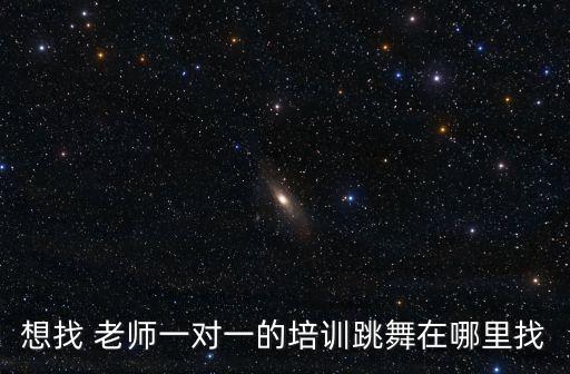 想找 老师一对一的培训跳舞在哪里找