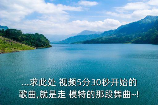 ...求此处 视频5分30秒开始的歌曲,就是走 模特的那段舞曲~!